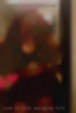 Love to lick and  a very swinging tits  sexy pussy.